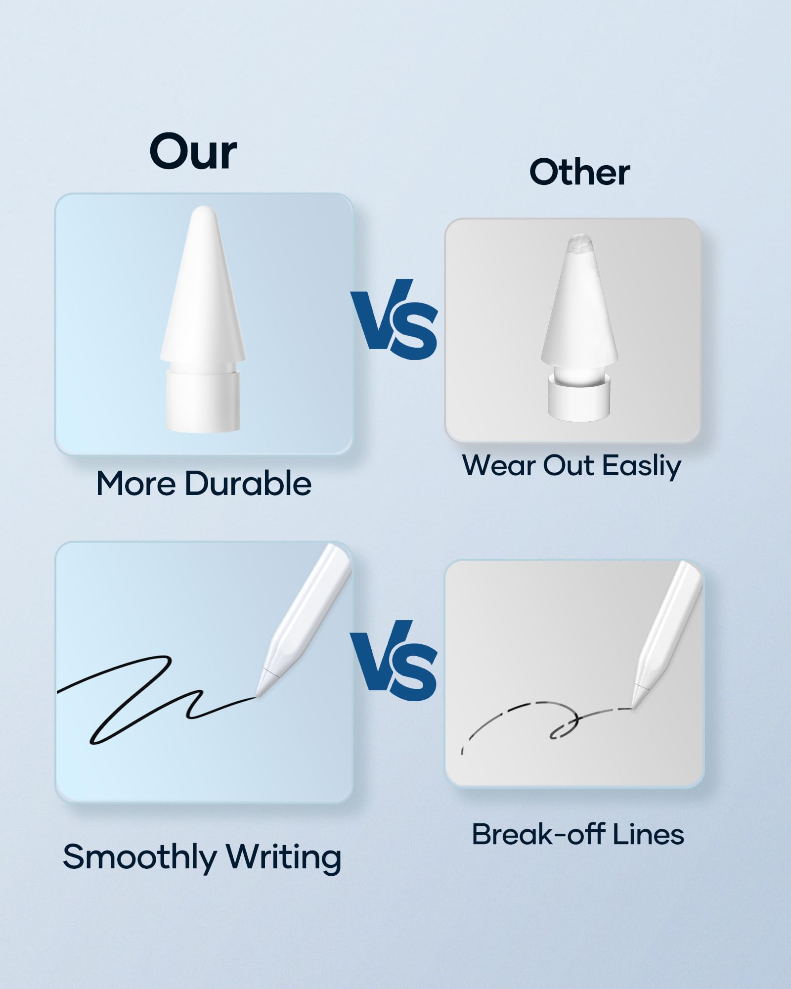 Amazon.co.jp: Replacement Tips for Apple Pencil 1st / 2nd Gen/Pro